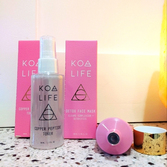 KOA Life Copper Peptide Toner & Detox Face Mask - Picture 5 of 5